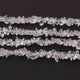 1  Strand Natural Crystal Quartz Chip Shape Semi Precious Uncut Beads, Gemstone Crystal Quartz Smooth Beads Necklace 11mmx5mm 35 Inches BR947 - Tucson Beads