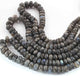 1  Long Strand Labradorite Smooth Rondelles - Round Shape Rondelles 5mm-12mm , Inches BR01870 - Tucson Beads