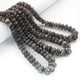 1  Long Strand Labradorite Smooth Rondelles - Round Shape Rondelles 5mm-12mm , Inches BR01870 - Tucson Beads