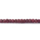 1 Long Strand Ruby  Faceted Rondelles  - Gemstone Rondelles - 8mm - 8 Inches BR2704 - Tucson Beads