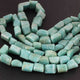 1 Strand  Amazonite Faceted Tumbled Shape- Nuggets Beads Briolettes - 9mmx9mm-17mmx13mm - 14 inches BR01874 - Tucson Beads