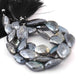 1 Strand Excellent Quality  Labradorite Silver Coated Briolettes- Assorted Shape Briolettes - 17mmx13mm-31mmx13 - 7.5 Inches- BR2684 - Tucson Beads