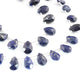 1 Strand Lapis Lazuli Faceted Pear Briolettes - Pear shape Beads - 8mmx6mm-15mmx8mm - 8 Inches BR01892 - Tucson Beads