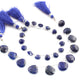 1 Strand Lapis Lazuli Faceted Heart Briolettes - Heart shape Beads - 8mmx7mm-14mmx14mm - 8 Inches BR01896 - Tucson Beads