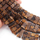 1 Strand Brown Tiger Eye Faceted Fancy Shape Briolettes - Faceted Fancy Shape 18mmx7mm-23mmx9mm-8 Inches -BR01881 - Tucson Beads