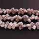 1 Strand Gray Moonstone Silver Coated Faceted Briolettes - Kite Shape Briolettes - 12mmx11mm - 14mmx12mm - 8.5 Inches BR01884 - Tucson Beads