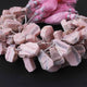 1 Strand Rhodochrosite Fancy Shape Faceted Briolettes - Rhodochrosite Beads - 9mmx10mm-26mmx18mm 7  Inches BR0570 - Tucson Beads