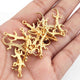 5 Pcs 24k Gold Plated Copper Reptiles Pendant, Copper Pendant, Reptiles charm Pendant, 29mmx10mm, gpc1162 - Tucson Beads