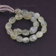 1 Strand Prehnite Briolettes - Prehnite Faceted Oval  Beads 12mmx10mm 9 Inches BR4248 - Tucson Beads