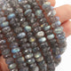 1 Strand  Labradorite Faceted Rondelles - Roundel Beads  -2mm-7mm 14 Inches BR1639 - Tucson Beads