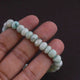 1 Long Strand Amazonite Faceted Rondelles  -Round Shape  Rondelles - 8mm - 14.5  Inches BR4231 - Tucson Beads