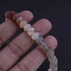 1 Strand Mix Moonstone  Faceted Rondelles  -Round Shape  Rondelles - 8mm - 7.5  Inches BR4227 - Tucson Beads