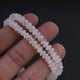 1 Strand White Rainbow Moonstone Faceted Rondelles  -Round Shape  Rondelles - 6mm - 8.5 Inches BR4252 - Tucson Beads