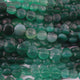 1 Strand Green Onyx Faceted   Briolettes -Coin Shape  Briolettes - 7mm-11mm-8 Inches BR3648 - Tucson Beads