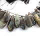 1 Strand Labradorite Smooth Pear Briolettes - Labradorite Pear Shape Beads 28mmX12mm-19mmx13mm 8.5 Inches BR01455 - Tucson Beads