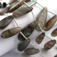 1 Strand Labradorite Smooth Pear Briolettes - Labradorite Pear Shape Beads 28mmX12mm-19mmx13mm 8.5 Inches BR01455 - Tucson Beads