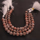 1 Long Strand Peach Jasper  Faceted Ball Beads- Roundel ball Beads 9mm-10mm 8 Inches BR159 - Tucson Beads