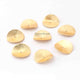 10 PCS 24k Gold Plated Copper Wave Disc Beads, Chips Beads, Copper Potato Chips, Jewelry Making Tools, 24mm-, GPC161 - Tucson Beads