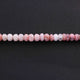 1  Long Strand Pink Opal  Faceted Roundells -Round Shape Roundells 6mm-9mm-14 Inches BR4322 - Tucson Beads