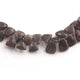 1 Strand Cats Eye Faceted Briolettes  -Trillion  Shape Briolettes -11mmx8mm-9mmx7mm - 8 Inches-BR02935 - Tucson Beads