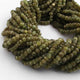 5 Strands Vessonite Faceted  Rondelles, Vassonite Faceted Beads - 3mm-5mm 12.5 Inches RB0160 - Tucson Beads