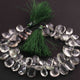 1  Strand Green Amethyst Smooth Briolettes -Pear Shape Briolettes 9mmx7mm-18mmx12mm -9 Inches BR4322 - Tucson Beads