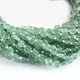 1  Long Strand Green Strawberry  Faceted Briolettes - Cushion Shape Briolettes  7mm -14 Inches BR02657 - Tucson Beads