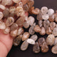 1  Long Strand  Golden Rutile Smooth Briolettes -Pear Shape  Briolettes - 14mmx10mm-23mmx11mm 8 Inches BR3703 - Tucson Beads