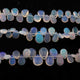 3 Strands Natural Ethiopian Opal Smooth Pear Briolettes - Welo Opal Pear Shape Beads 5mmx4mm-10mmx7mm 8 Inch BRU055 - Tucson Beads