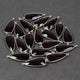 5 Pcs Garnet Faceted 925 Sterling Silver Dagger Shape Double Bail Connector 34mmx13mm- SS064 - Tucson Beads