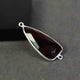 5 Pcs Garnet Faceted 925 Sterling Silver Dagger Shape Double Bail Connector 34mmx13mm- SS064 - Tucson Beads