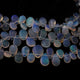 3 Strands Natural Ethiopian Opal Smooth Pear Briolettes - Welo Opal Pear Shape Beads 4mmx3mm-10mmx8mm 8 Inch BRU058 - Tucson Beads