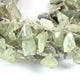 1 Strand Prehnite Quartz Faceted Briolettes - Assorted Shape Briolettes , Jewelry Making Supplies 12mmx11mm-23mmx10mm 11 Inches BR01924 - Tucson Beads