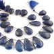 1 Strand Lapis Faceted Briolettes - Pear Shape Briolettes -21mmx16mm-38mmx22mm - 9 Inches BR01930 - Tucson Beads