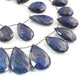 1 Strand Lapis Faceted Briolettes - Pear Shape Briolettes -21mmx16mm-38mmx22mm - 9 Inches BR01930 - Tucson Beads