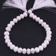 1  Strand White Silverite Faceted Rondelles  - Gemstone Rondelles - 10mm 9 Inches BR1170 - Tucson Beads