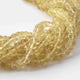 1  Long Strand Lemon Quarts Faceted Roundells -Round Shape Roundells 5mmx6mm-10 Inches BR0782 - Tucson Beads