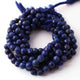 1 Long Strand Lapis  Faceted Round Bolls -  Faceted Bolls Beads - 10mm 10 Inches BR0803 - Tucson Beads