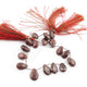 1  Strand Mahogany Smooth Briolettes -Pear Shape  Briolettes  13mmx7mm-15mmx10mm 8 Inches BR2542 - Tucson Beads