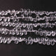 1  Strand Crystal Faceted Briolettes -Pear Shape Briolettes 7mmx6mm-9mmx6mm 8.5 Inches BR0795 - Tucson Beads