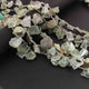 1 Strand Prehnite Quartz Faceted Briolettes - Assorted Shape Briolettes , Jewelry Making Supplies 17mmx12mm-21mmx18mm 12 Inches BR01952 - Tucson Beads