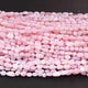 1 Long Strands Pink Opal Smooth Oval Shape Briolettes - Pink Opal Oval Beads 6mmx3mm-11mmx5mm -13 inches BR01956 - Tucson Beads