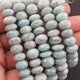 1  Long Strand Amazonite Silverite  Faceted Roundells -Round  Shape  Roundells 10mmx11mm-8 Inches BR2374 - Tucson Beads