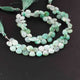 1 Strand Chrysoprase Smooth Briolettes - Heart Shape Briolettes -7mmx17mm-10mmx11mm - 8.5 Inches BR01979 - Tucson Beads