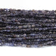 1 Strand Iolite Smooth Oval Shape Briolettes  - Smooth Briolettes 5mmx4mm-10mmx4mm -12.5 Inches  BR01983 - Tucson Beads