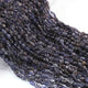 1 Strand Iolite Smooth Oval Shape Briolettes  - Smooth Briolettes 5mmx4mm-10mmx4mm -12.5 Inches  BR01983 - Tucson Beads