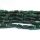 1 Strand Emerald Faceted Briolettes- Tumble Nuggets Faceted Beads 6mmx6mm-11mmx8mm- 8 Inch BR01982 - Tucson Beads