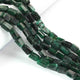 1 Strand Emerald Faceted Briolettes- Tumble Nuggets Faceted Beads 6mmx6mm-11mmx8mm- 8 Inch BR01982 - Tucson Beads