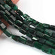 1 Strand Emerald Faceted Briolettes- Tumble Nuggets Faceted Beads 6mmx6mm-11mmx8mm- 8 Inch BR01982 - Tucson Beads