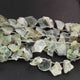 1 Strand Prehnite Faceted Briolettes - Assorted Shape Briolettes , Jewelry Making Supplies - 16mmx15mm-37mmx13mm - 11 Inches BR01975 - Tucson Beads